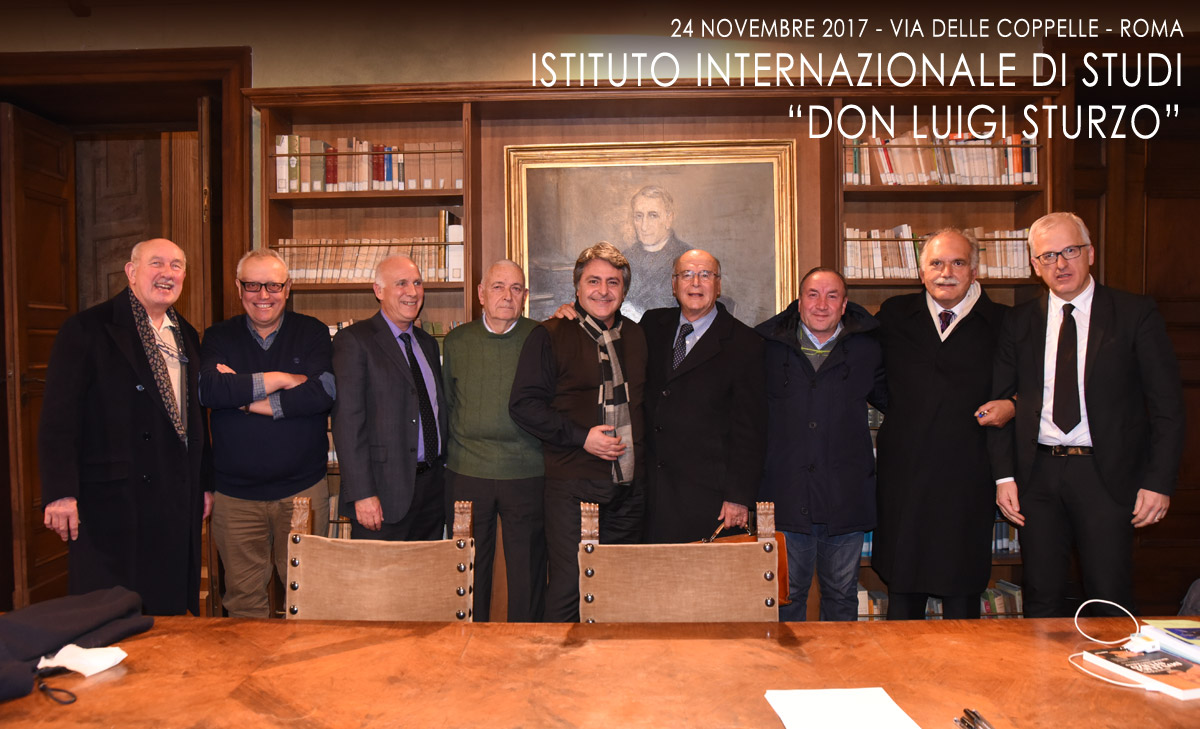 Istituto Internazionale di Studi Don Luigi Sturzo - I convocati al tavolo di lavoro