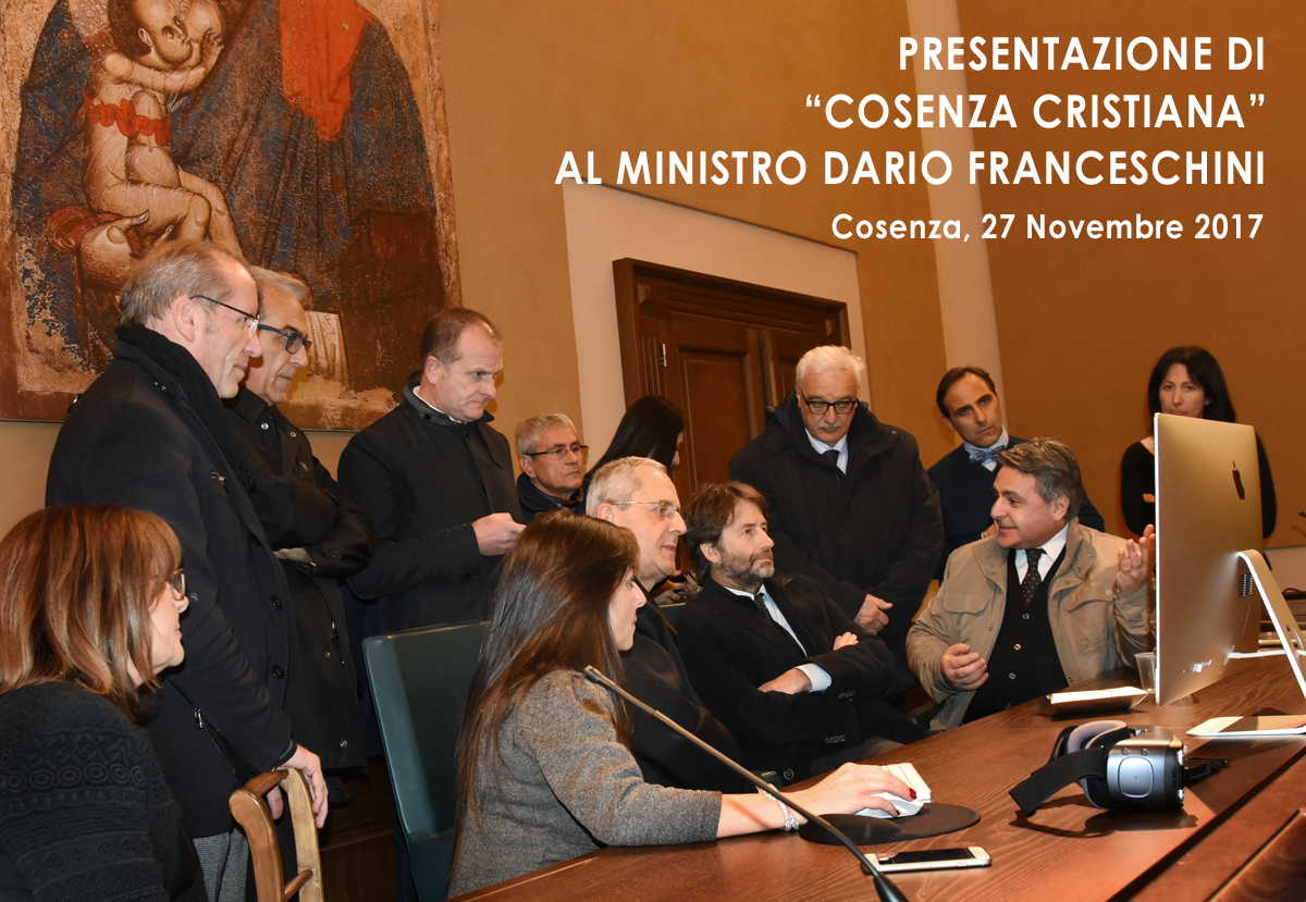 Cosenza Cristiana - presentazione al Ministro Dario Franceschini