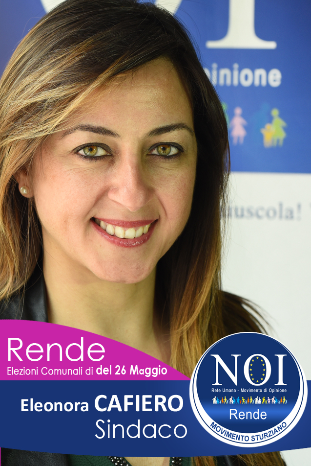 Eleonora Cafiero - Candidata a Sindaco della Città di Rende