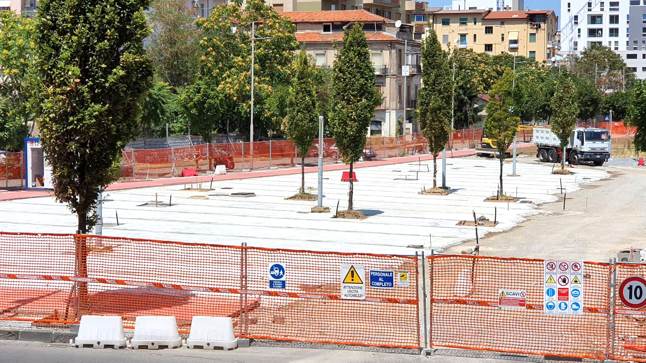 la Grande colata di cemento del "Parco del Benessere" di Cosenza