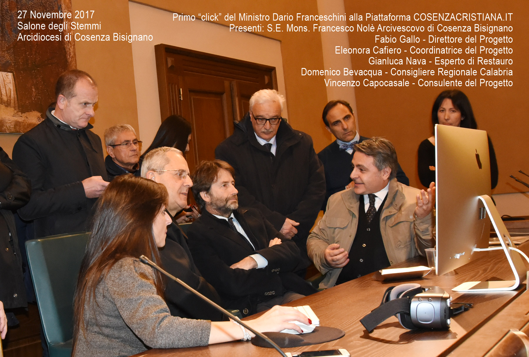 Il Ministro Dario Franceschini inaugura la Piattaforma di valorizzazione dei Beni Culturali della Città Storica di Cosenza "Cosenza Cristiana"