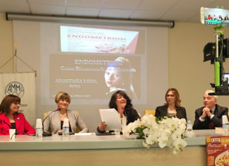 Endometriosi: il convegno a Cosenza in occasione della Giornata Nazionale della Salute della Donna. Il tavolo dei relatori con la Dott.ssa Anastasia Ussia endometriosi