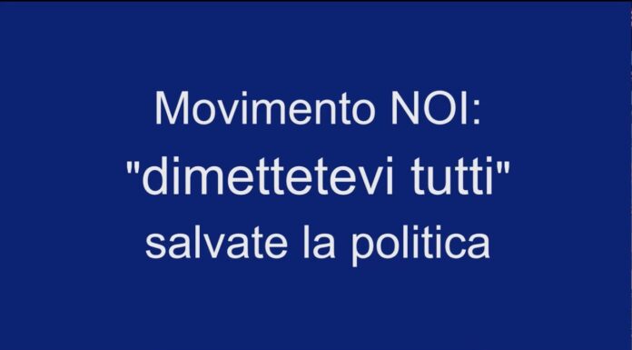Movimento NOI richiede dimissione di tutti i Politici Cattolici dal Comune di Cosenza