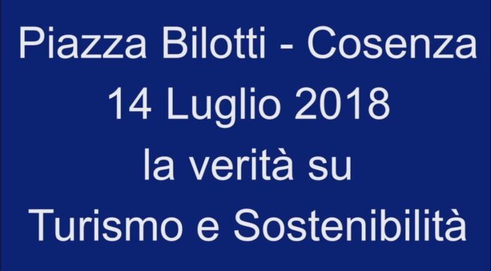 Piazza Bilotti – Cosenza: verità su turismo e sostenibilità