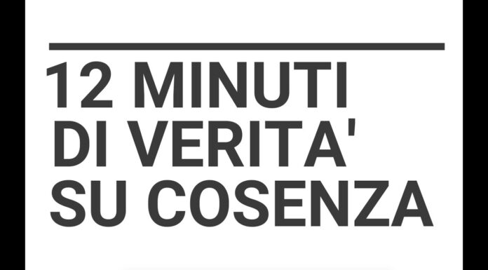 “12 MINUTI” di Verità su Cosenza