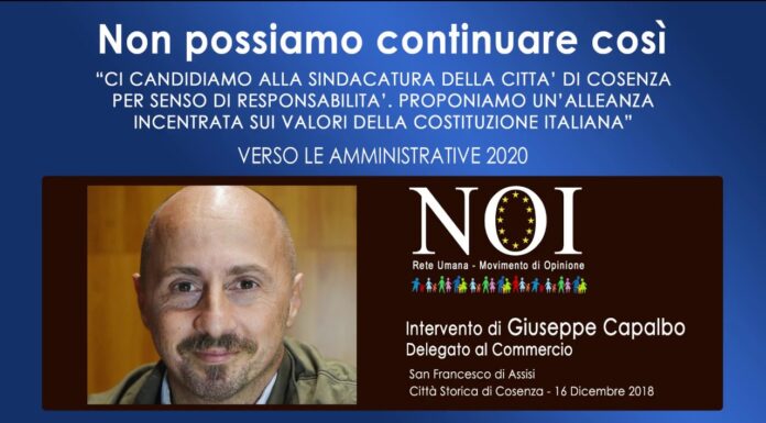 Giuseppe Capalbo Delegato al Commercio