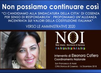 Intervento di Eleonora Cafiero Coordinatrice Nazionale