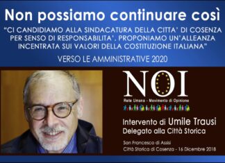 Intervento di Umile Trausi Delegato alla Città Storica