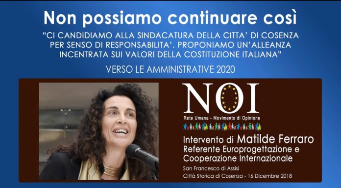 Intervento di Matilde Ferraro Referente Europrogettazione e Cooperazione Internazionale