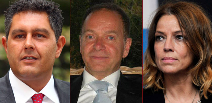 Giovanni Toti - Roberto Senise - Elisabetta Gardini