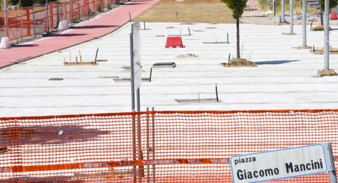 la grande cementificazione in occasione della realizzazione del così detto 