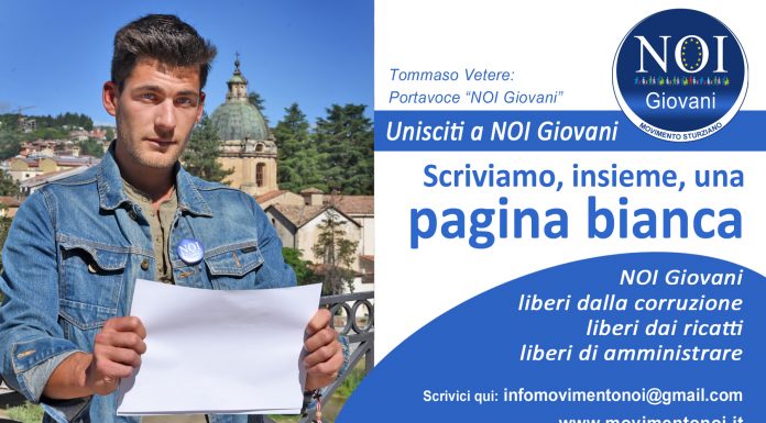 Tommaso Vetere: tocca “NOI Giovani” riprendere il nostro posto nella storia tommaso vetere, movimento noi, giovani, calabria, politica