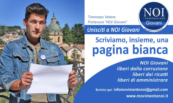 tommaso vetere, movimento noi, giovani, calabria, politica