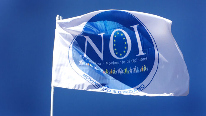 Bandiera dei Popolari del Movimento civico NOI
